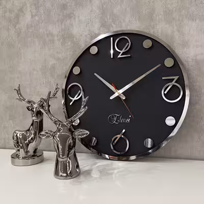 ساعت دیواری اِلِنسی مدل SD-025 بسته 2 عددی