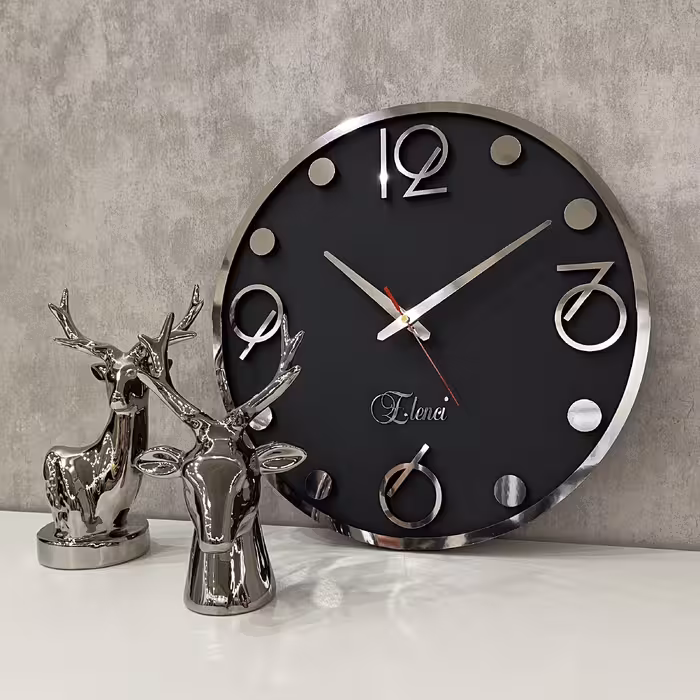 ساعت دیواری اِلِنسی مدل SD-025 بسته 2 عددی