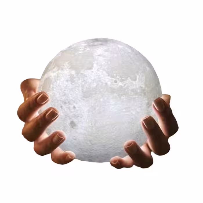 آباژور رومیزی مدل ماه کد M5