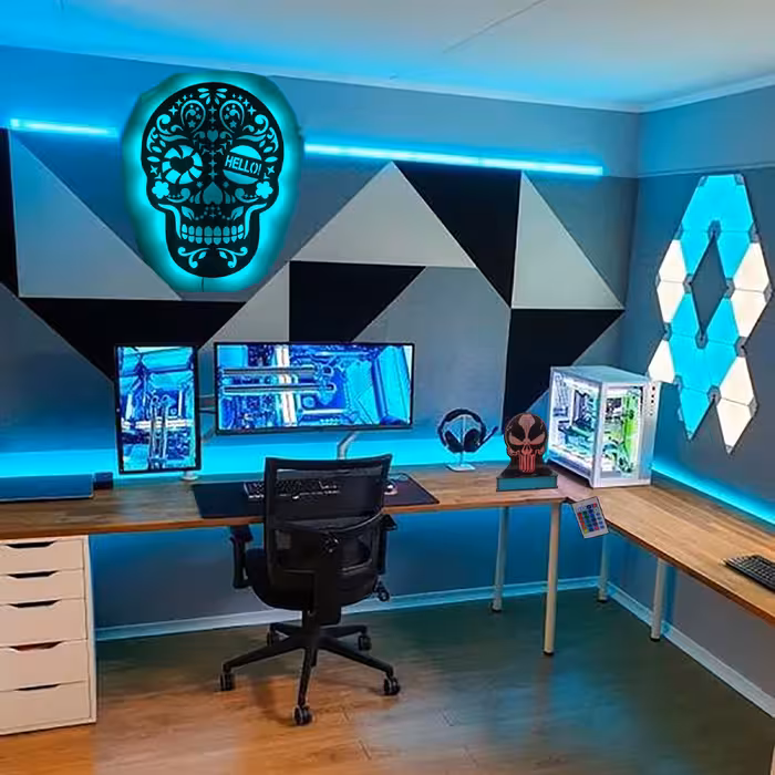 چراغ رومیزی مدل اسکلت