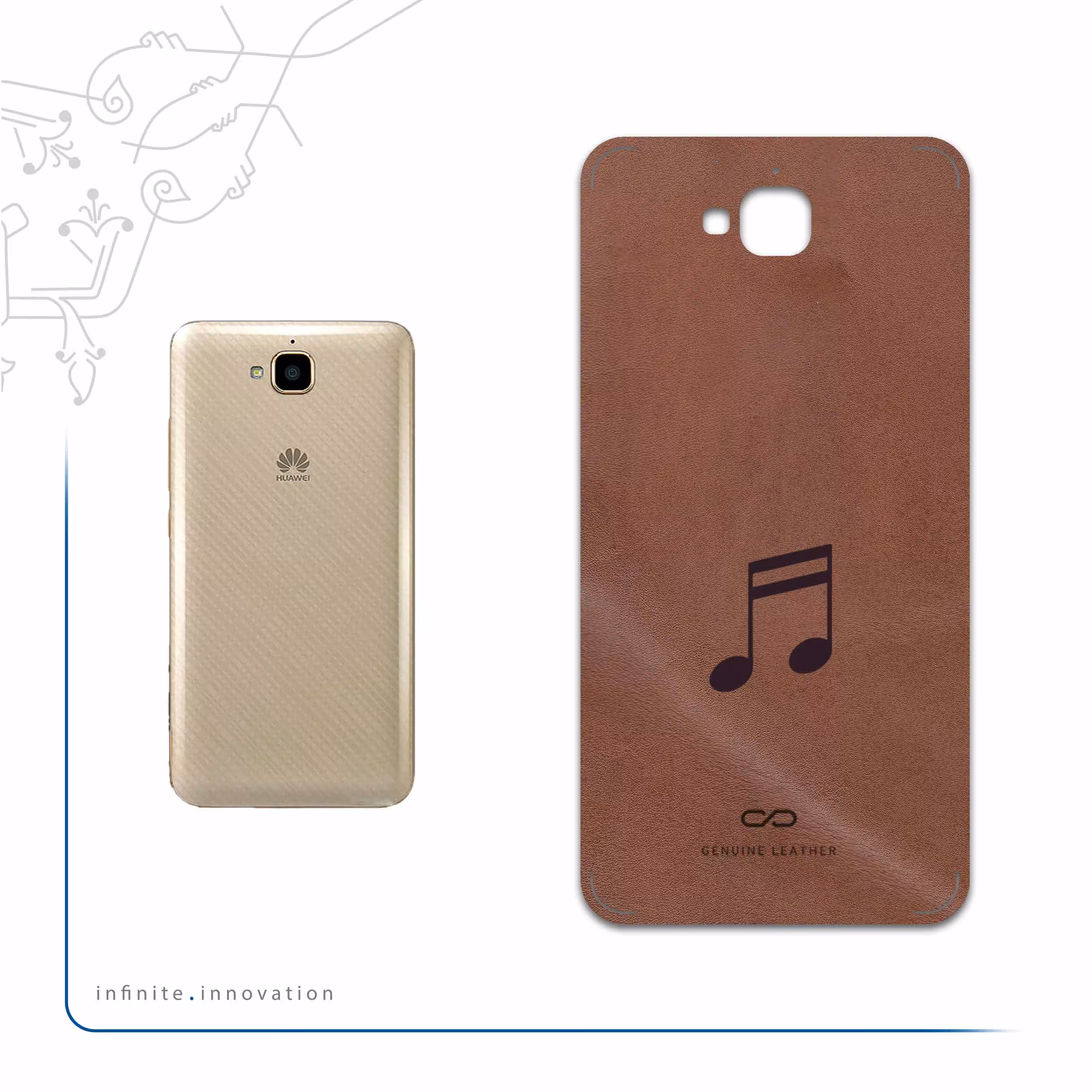 برچسب پوششی ماهوت مدل MNL-CHG2 مناسب برای گوشی موبایل هوآوی Y6 Pro