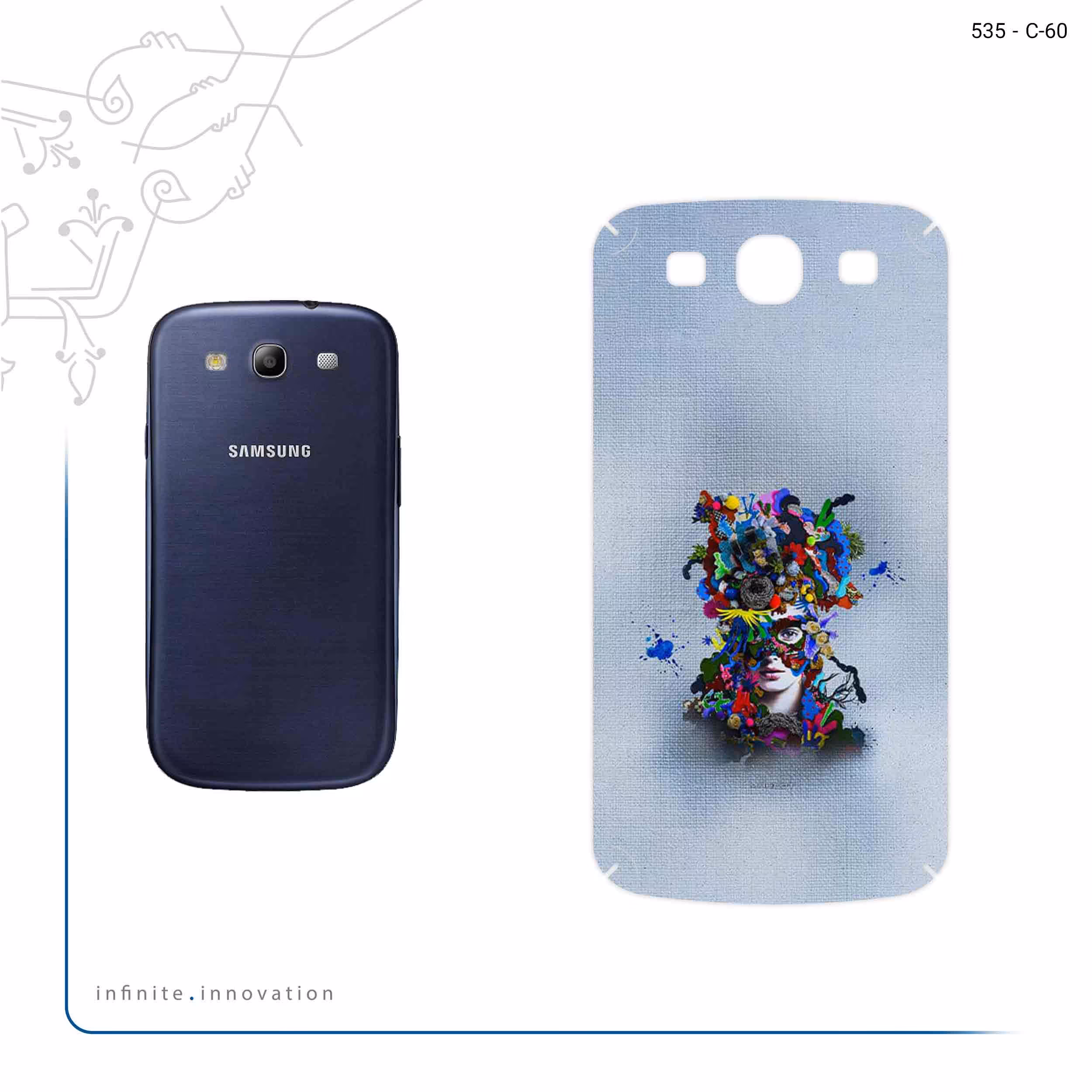 برچسب پوششی ماهوت مدل Collage of surreal Portrait of Women 4 مناسب برای گوشی موبایل سامسونگ Galaxy S3 Neo