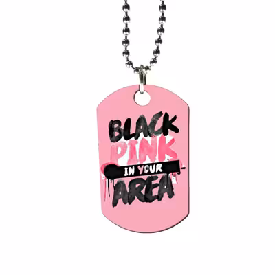 گردنبند مدل گروه black pink کد G-223