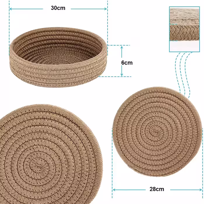 زیربشقابی و زیرقابلمه ای مدل s142 مجموعه 4 عددی