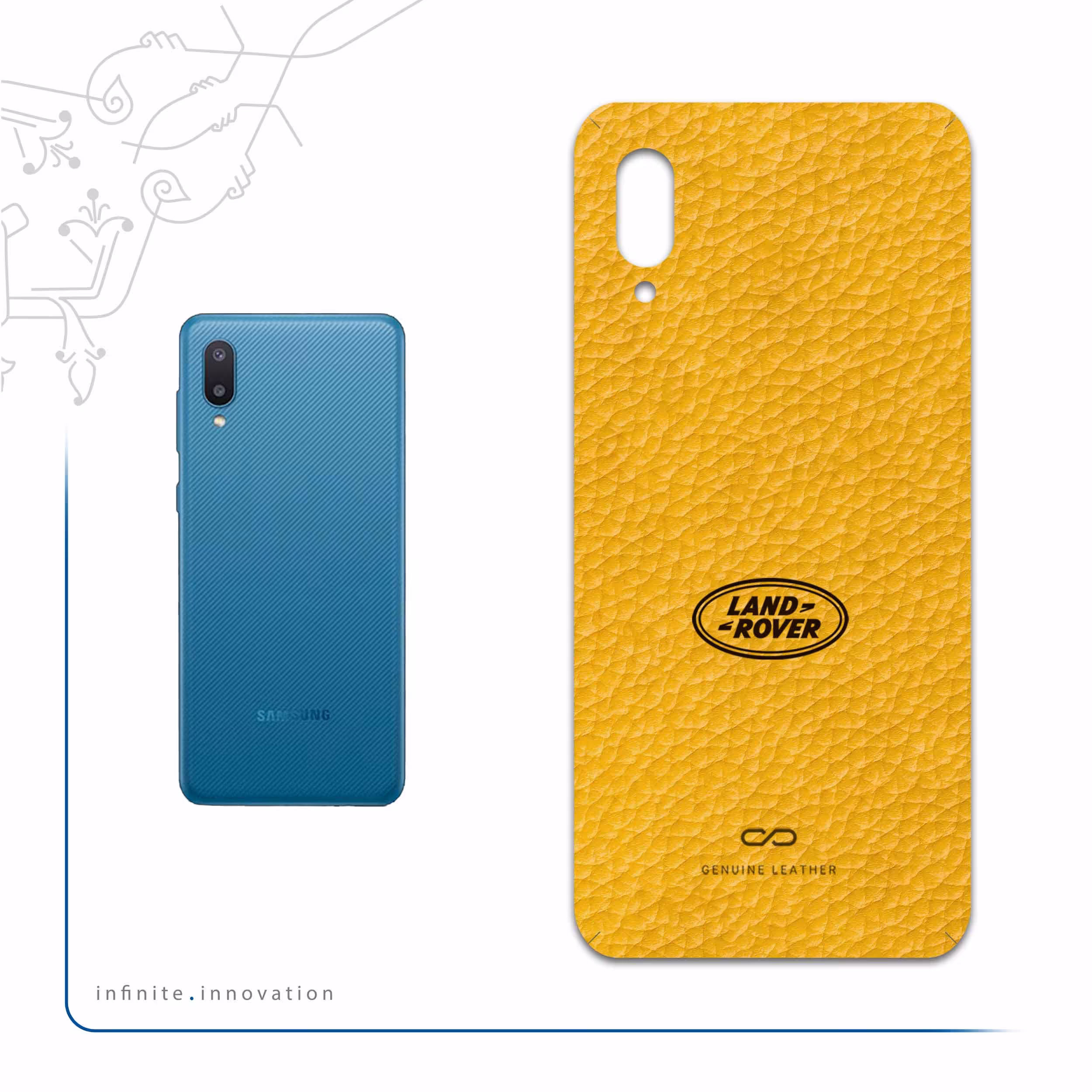 برچسب پوششی ماهوت مدل ML-RNG_RVR مناسب برای گوشی موبایل سامسونگ Galaxy M02