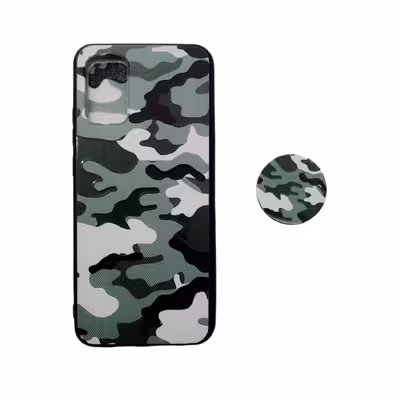 کاور طرح آبرنگی مدل a03s مناسب برای گوشی موبایل سامسونگ Galaxy A03S / A02S / M02S به همراه پاپ سوکت