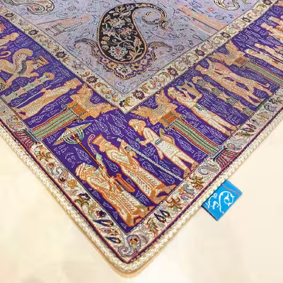 رومیزی ترمه صفائی کد 18