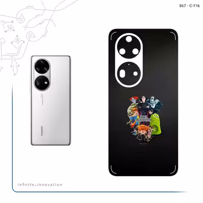 برچسب پوششی ماهوت مدل Hotel Transylvania مناسب برای گوشی موبایل هوآوی P50 Pro