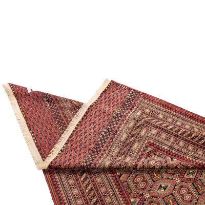 فرش دستبافت سه و نیم متری مدل ترکمن  کد 40.2929