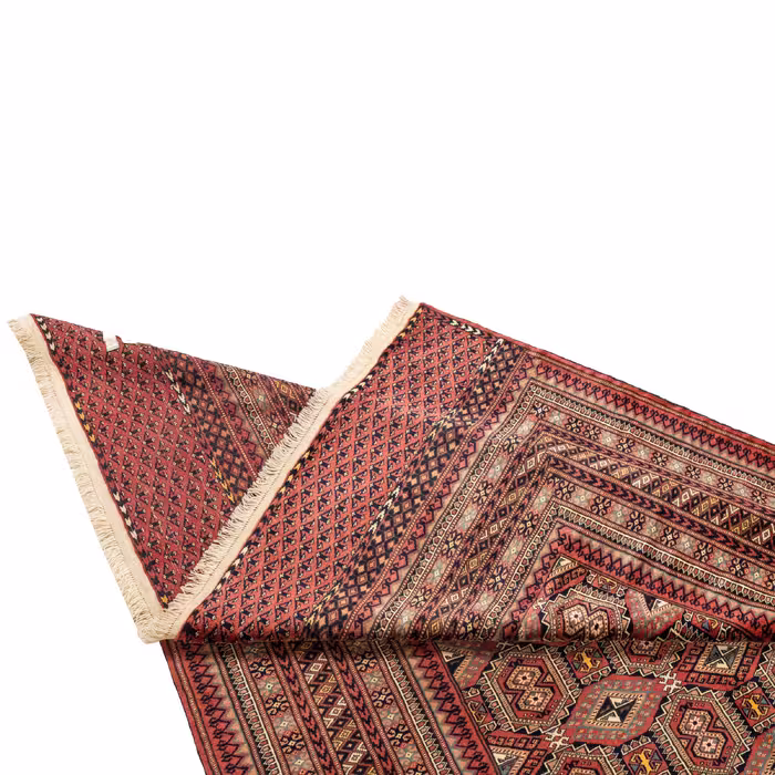 فرش دستبافت سه و نیم متری مدل ترکمن  کد 40.2929