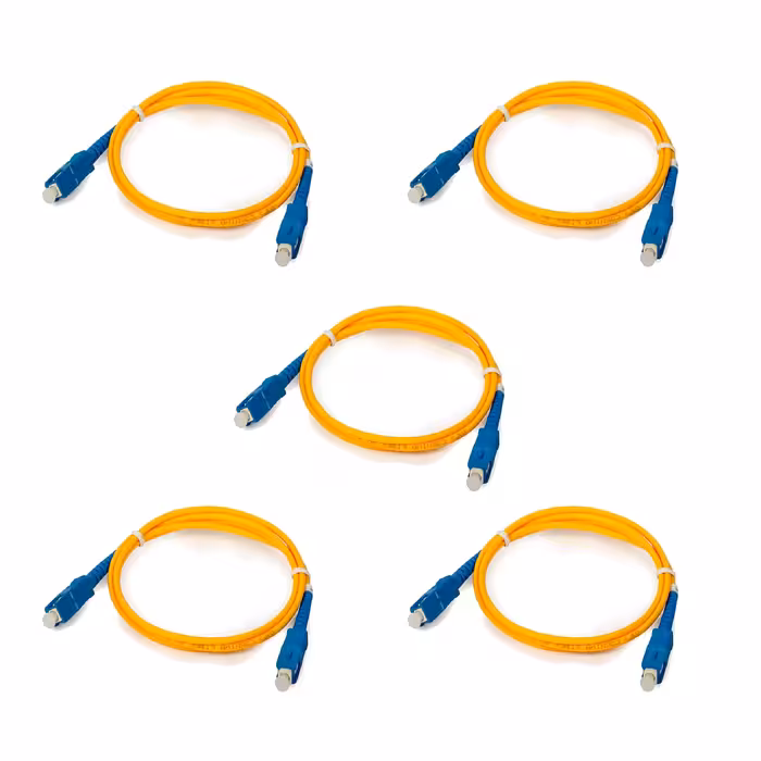 پچ کورد فیبر نوری مدل SC-SC بسته 5 عددی