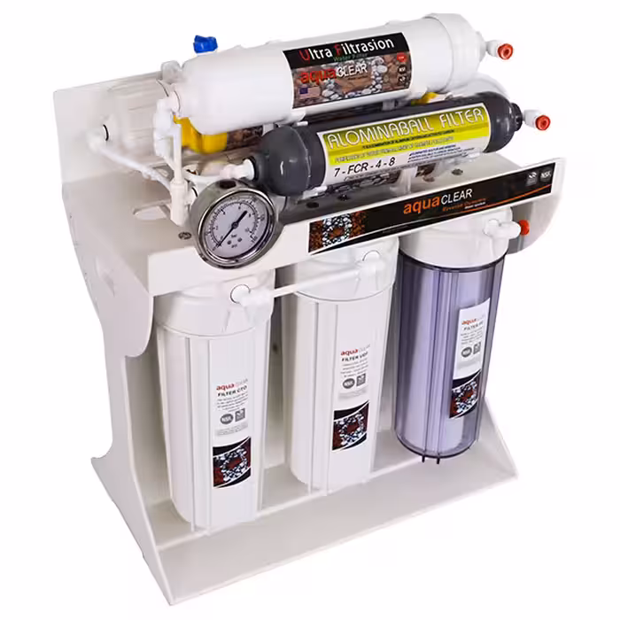 دستگاه تصفیه کننده آب آکوآ کلیر مدل RO_ACG8030 به همراه فیلتر تصفیه آب بسته 3 عددی