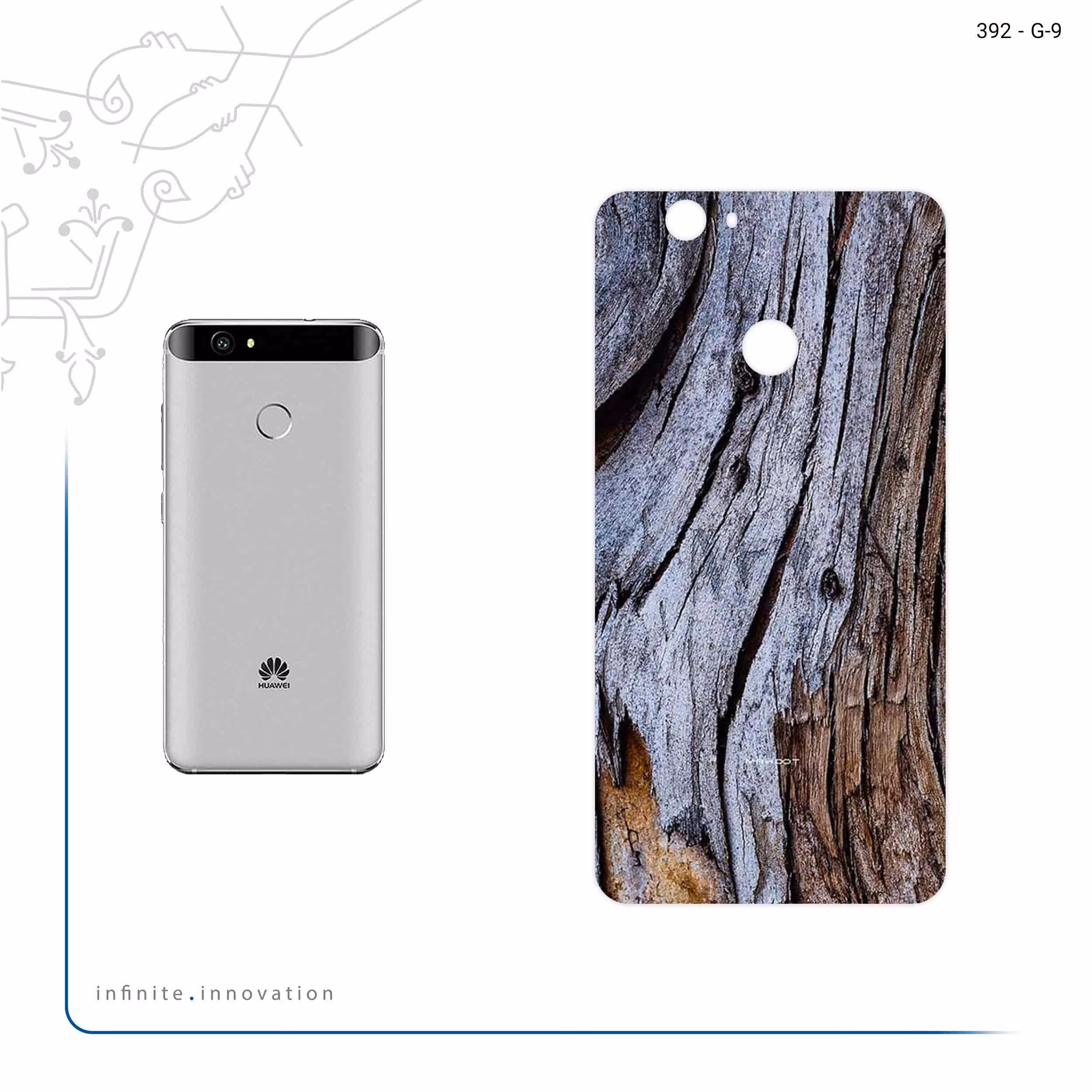 برچسب پوششی ماهوت مدل Wood Texture 7 مناسب برای گوشی موبایل هوآوی Nova