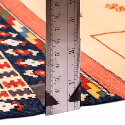 گلیم دستباف کناره طول دو متر سی پرشیا کد 156098