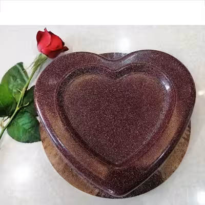 قالب کیک به گز مدل قلب کف برجسته