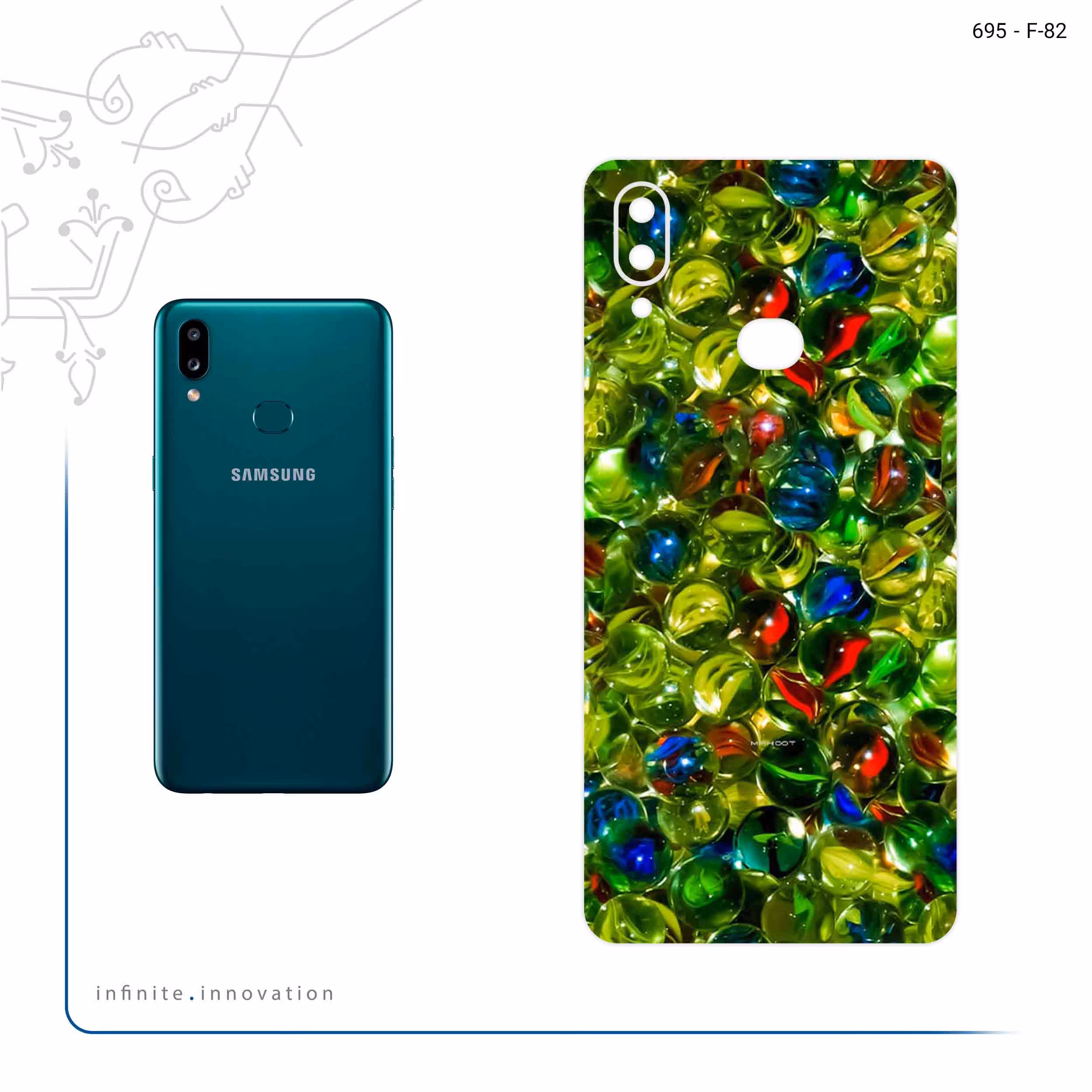 برچسب پوششی ماهوت مدل Marble Nostalgia مناسب برای گوشی موبایل سامسونگ Galaxy A10s