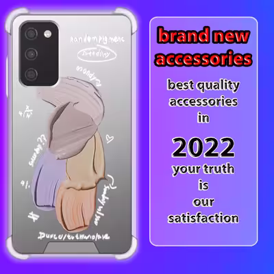 کاور لاین کینگ مدل آینه ایی نشکن طرح گواش مناسب برای گوشی موبایل سامسونگ Galaxy A03s