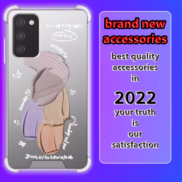 کاور لاین کینگ مدل آینه ایی نشکن طرح گواش مناسب برای گوشی موبایل سامسونگ Galaxy A03s