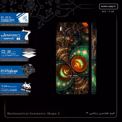 برچسب پوششی ماهوت مدل Mathematical Geometric Shape 3-FullSkin مناسب برای گوشی موبایل هوآوی Nova 8i