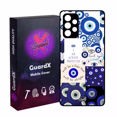 کاور گارد ایکس طرح چشم نظر مدل Glass10430 مناسب برای گوشی موبایل سامسونگ galaxy A32 4G