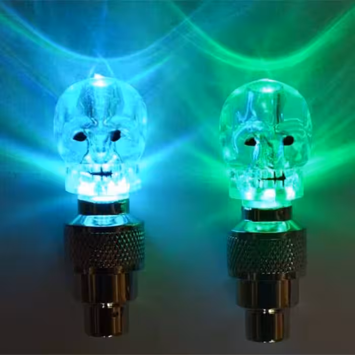 چراغ دوچرخه فایرفلایز مدل Skull بسته 2 عددی 