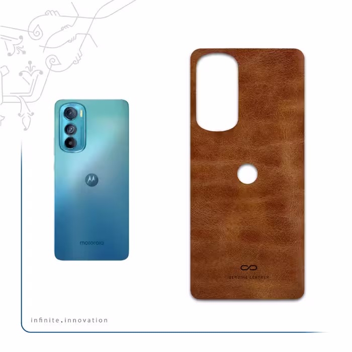 برچسب پوششی ماهوت مدل Buffalo-Leather مناسب برای گوشی موبایل موتورولا Edge 30