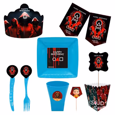  مجموعه 72 عددی تم تولد طرح اسکوئید گیم