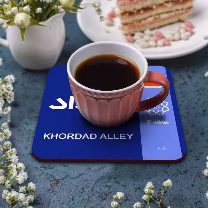 زیر لیوانی لوکسینو مدل ماه تولد طرح خرداد