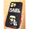 کاور لاین کینگ مدل مرد وگربه 3D مناسب برای گوشی موبایل اپل IPhone 13 pro Max