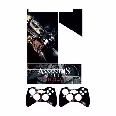 برچسب ایکس باکس 360 سوپر اسلیم طرح Assassins Creed کد 5 مجموعه 4 عددی