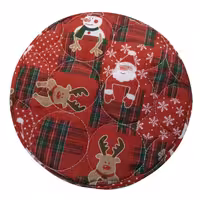 سورل دم کنی زمینه قرمز طرح آدم برفی بزرگ