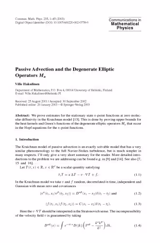 خرید و دانلود نسخه کامل کتاب Communications in Mathematical Physics - Volume 235