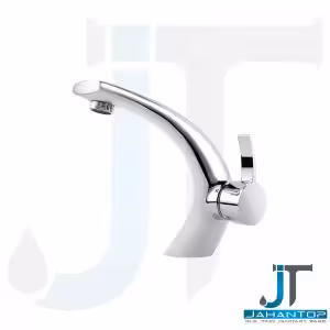 شیر روشویی اهرمی تکی کروم آریانا (مدل کوئین)