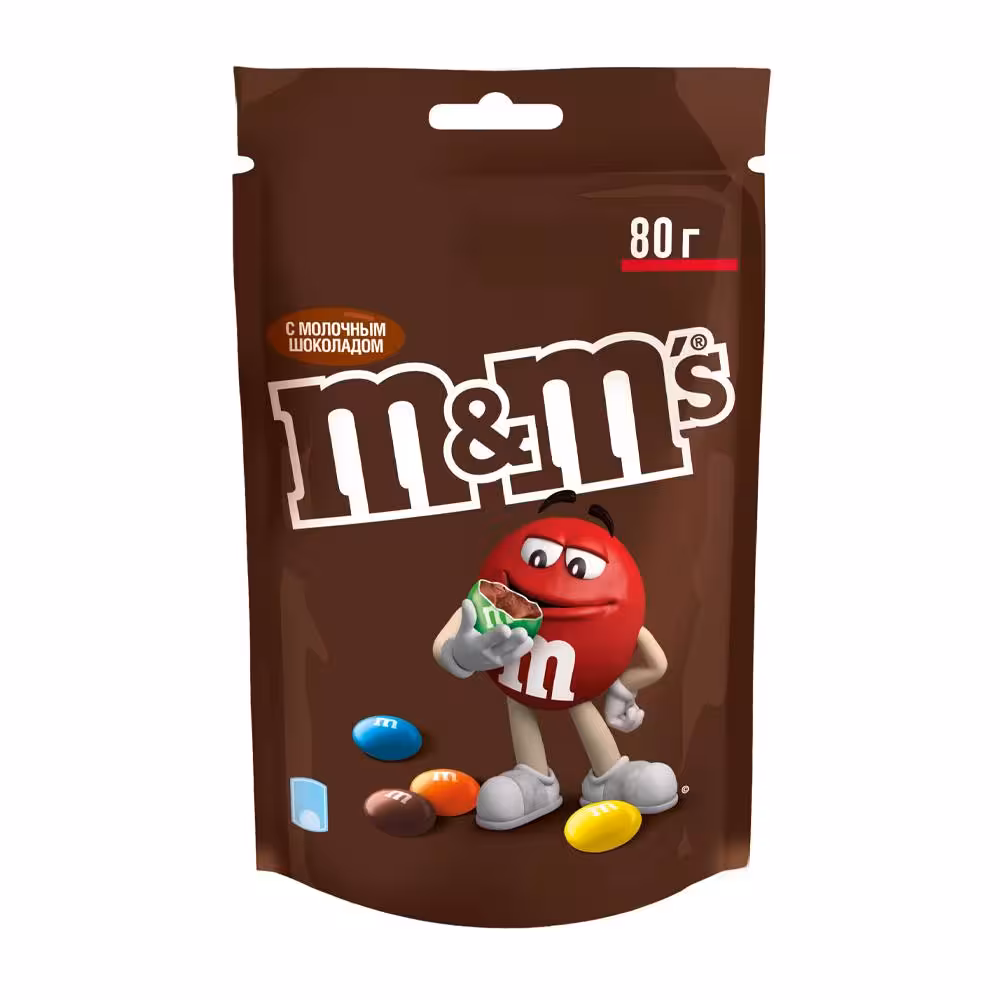 اسمارتیز شکلاتی ام اند ام (80 گرم) m&m