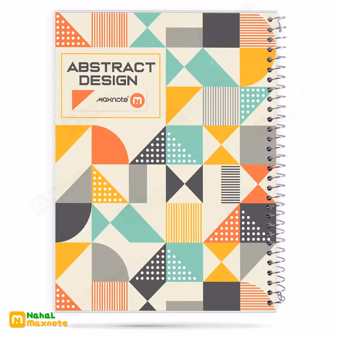 دفتر 100 برگ سیمی طلقی کد 9112.طرح 12