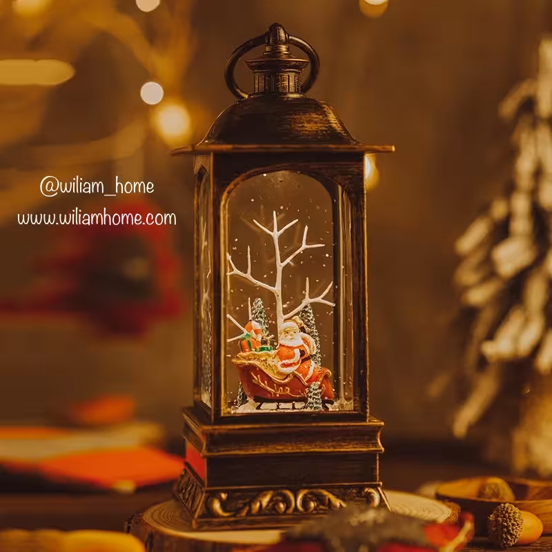 موزیک باکس فانوس سورتمه بابانوئل