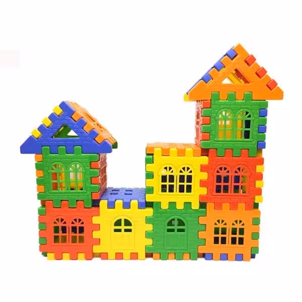 بلوک های خانه سازی 72 تکه