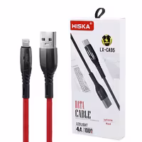 کابل لایتنینگ فست شارژ هیسکا (Hiska) LX-CA95 4A 1m
