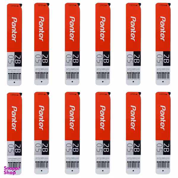 نوک مداد نوکی 0.5 میلی متری پنتر مدل PL207 بسته 12 عددی