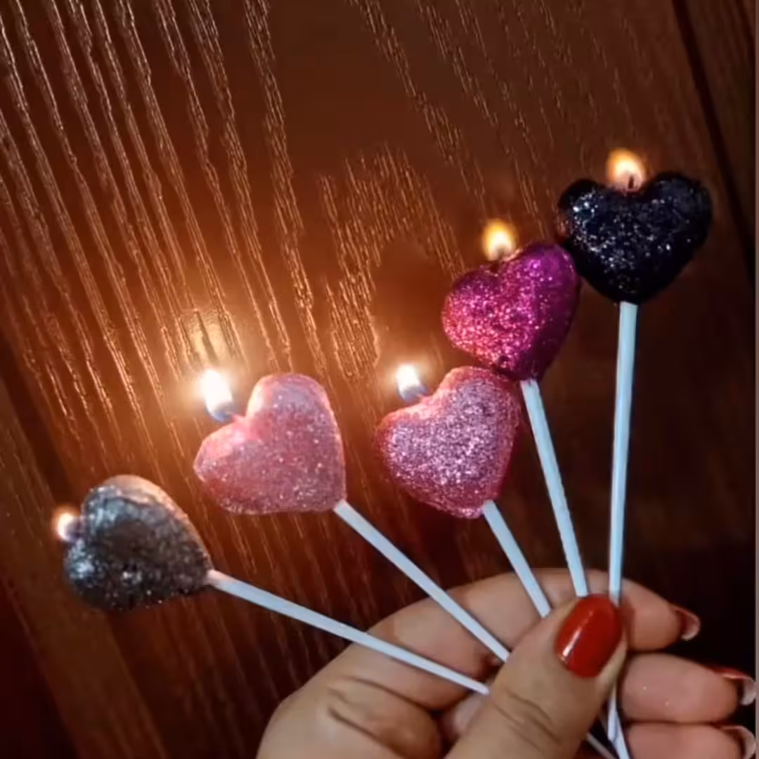 شمع قلب اکلیلی سایه چشمی