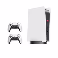 کنسول بازی مستر گیمر مدل M5 2.4G Wireless ظرفیت 64 گیگابایت به همراه 2 دسته بازی سفید