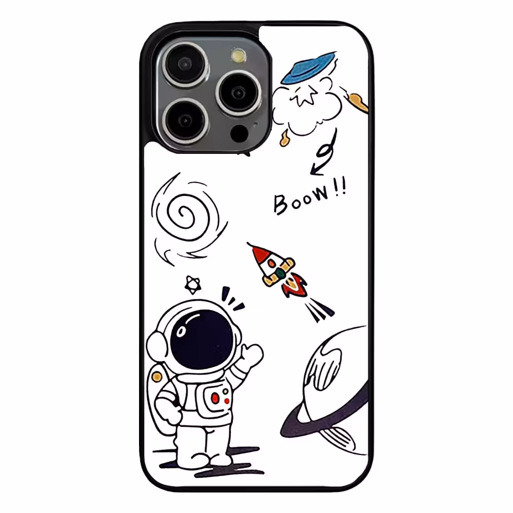 کاور مدل فضانورد کد 7 مناسب برای گوشی موبایل اپل iPhone 15 Pro Max