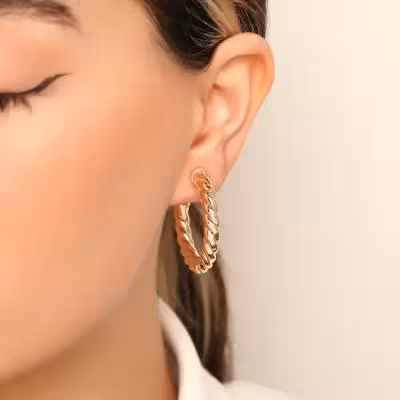 گوشواره ژوپینگ طنابی. کلاسیک و در عین حال مدرن . ORG704..