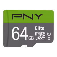مموری کارت microSD پی ان وای Elite Class10 U1 ظرفیت 64 گیگابایت