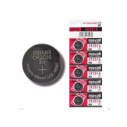باتری سکه ای CR2016 برند مکسل MAXEEL پک قرمز