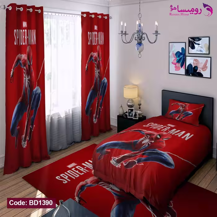 قیمت و خرید روتختی طرح اسپایدرمن یک نفره برند دکو کد BD1390