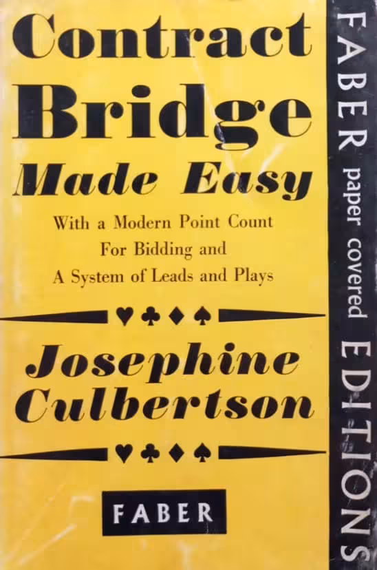 Contract bridge made easy: The new point count way | Josephine Culbertson