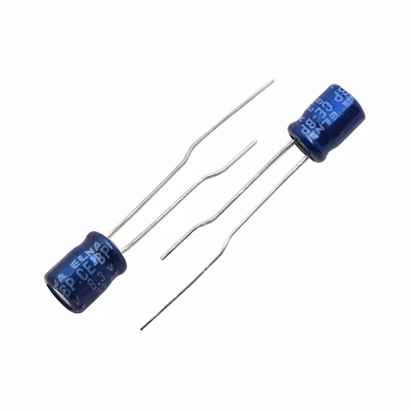 خازن 33 میکروفاراد 6.3 ولت ژاپنی ELNA