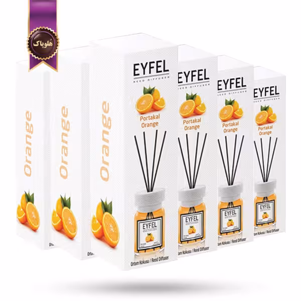 6 عدد خوشبوکننده هوا ایفل EYFEL مدل پرتقال Orange حجم 120 میلی لیتر   (اورجینال)
