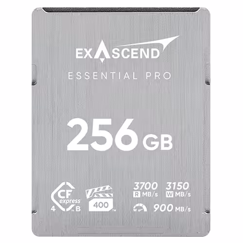 کارت حافظه CFexpress B اکساسند Exascend Essential Pro CFexpress 4.0 Type B 256GB 3/700MB/S